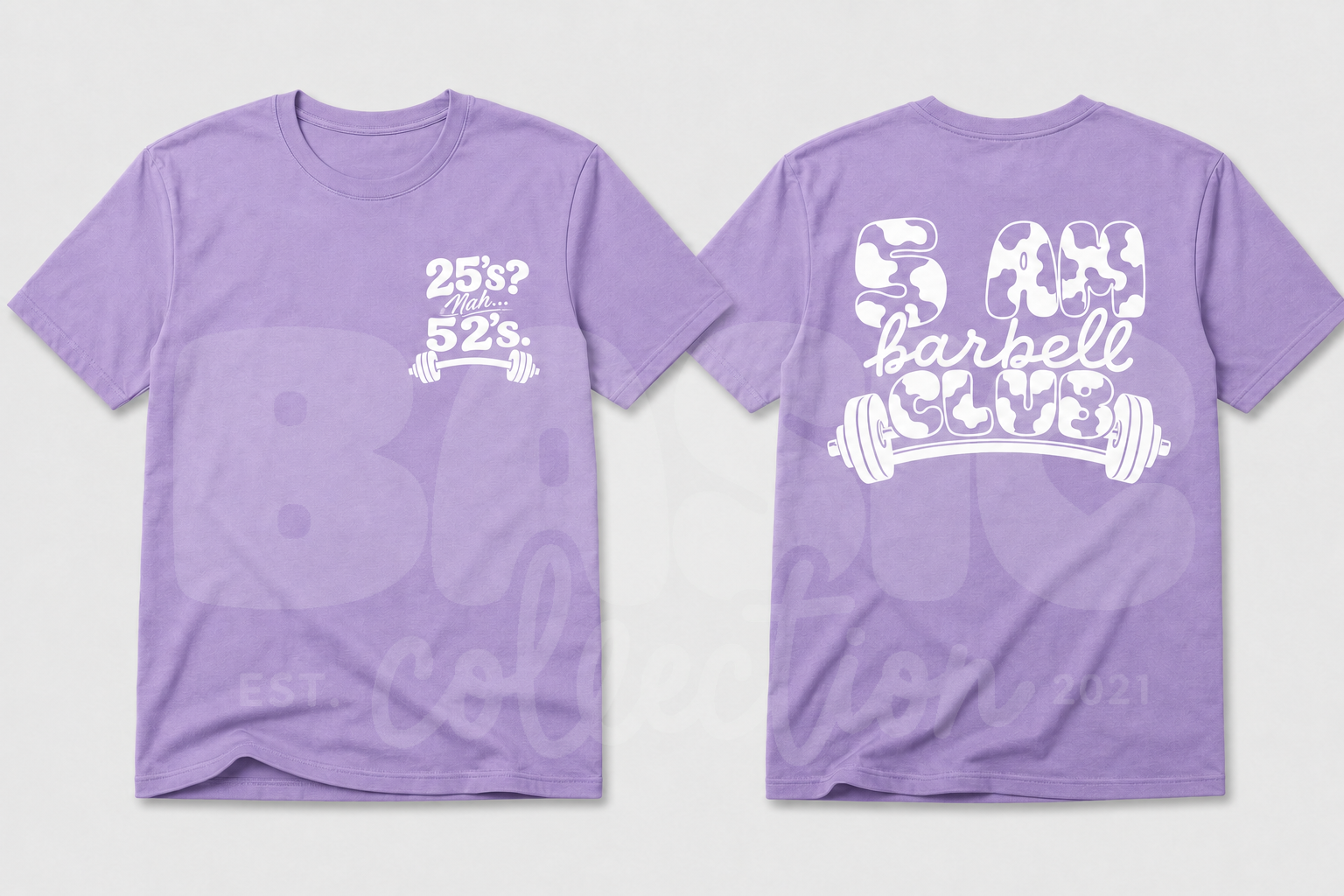 5 AM Barbell Club Unisex Shirt – Cow Print