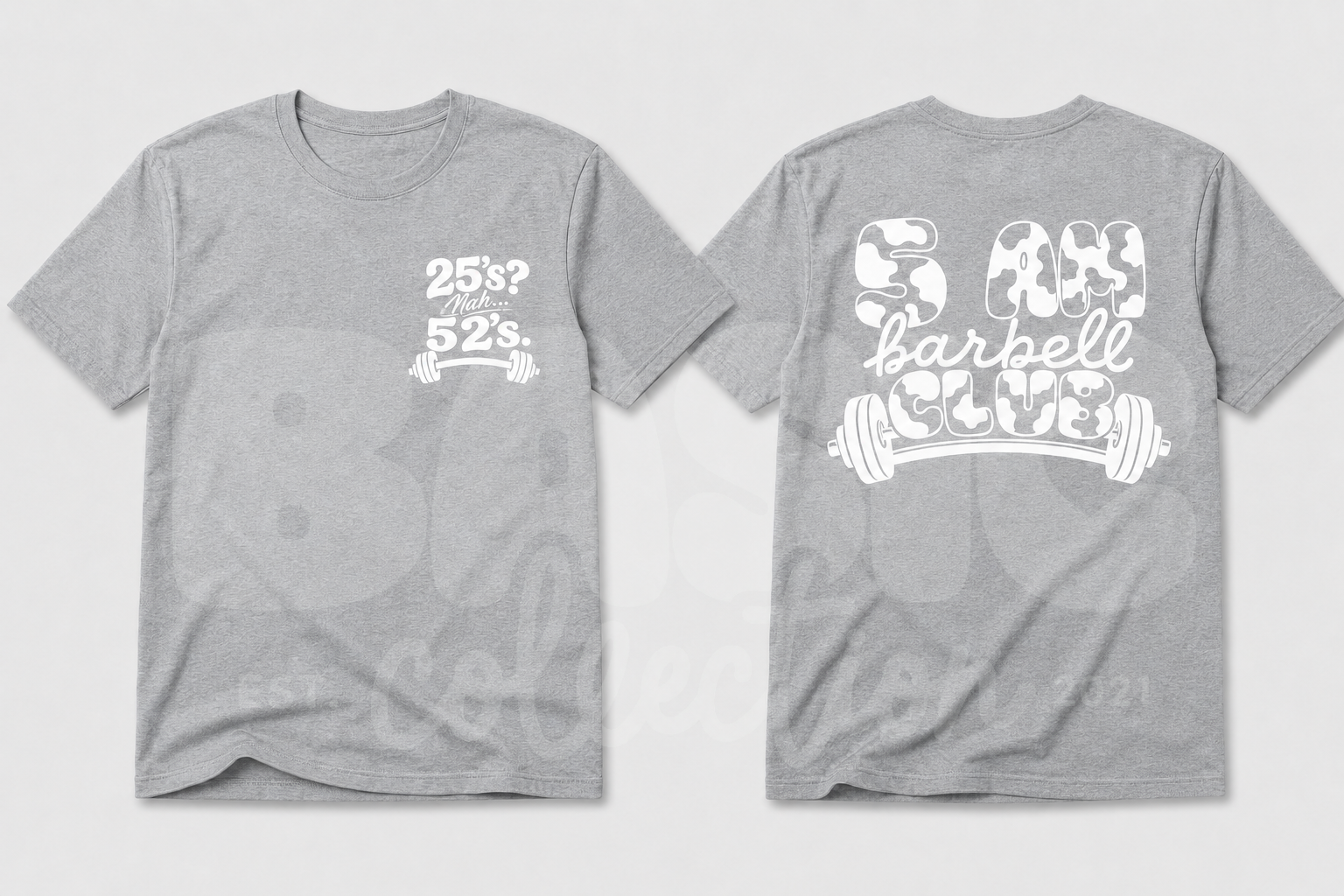 5 AM Barbell Club Unisex Shirt – Cow Print