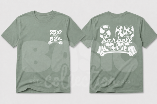 5 AM Barbell Club Unisex Shirt – Cow Print